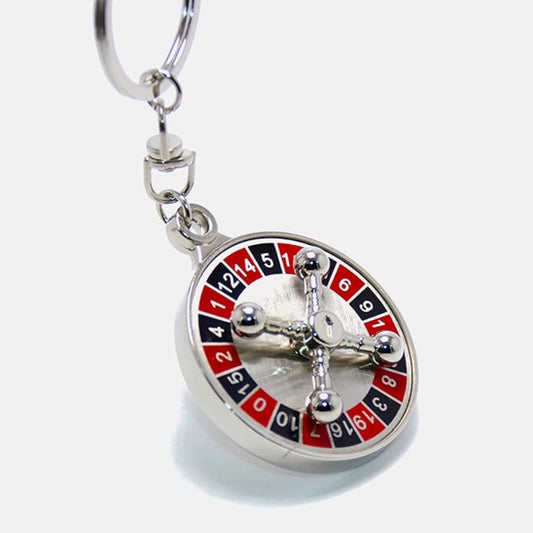 Casino Russian Roulette Keychain